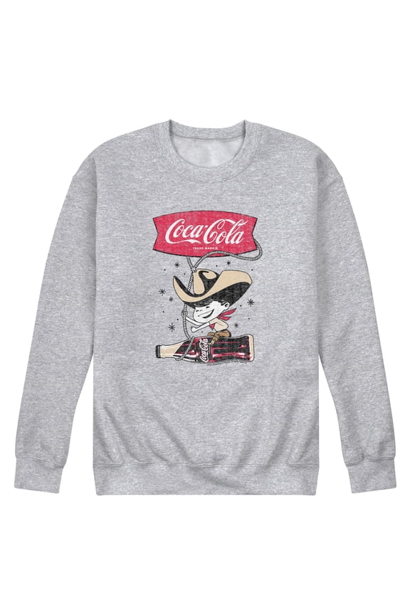 - Coca Cola Cowboy - Men's Crew Fleece Sweatshirt