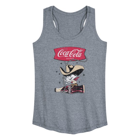 Coca-Cola - Coca Cola Cowboy - Women's Racerback Graphic Tank