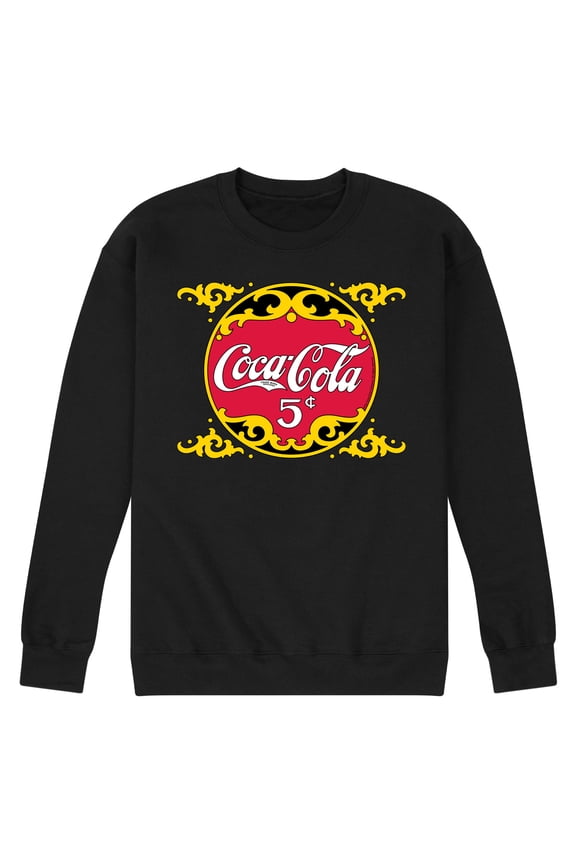 - Coca Cola Heritage Logo - Men's Crew Fleece Sweatshirt