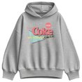 thumbnail image 1 of Coca-Cola - Coke 90S - Ladies Oversized Fleece Hoodie Sweatshirt, 1 of 3