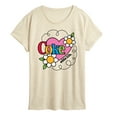 thumbnail image 1 of Coca-Cola - Coke Adds Life Heart Flower - Ladies Short Sleeve Graphic T-Shirt, 1 of 5