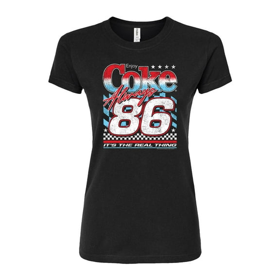 Coca-Cola - Coke American Racing - Juniors Fitted Graphic T-Shirt
