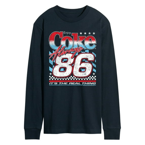 Coca-Cola - Coke American Racing - Men's Long Sleeve Graphic T-Shirt