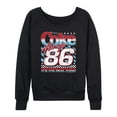 thumbnail image 1 of Coca-Cola - Coke American Racing - Women's French Terry Pullover Sweatshirt, 1 of 4
