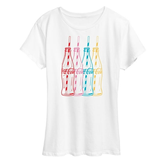 Coca-Cola - Coke Bottles - Ladies Short Sleeve Graphic T-Shirt