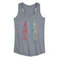 thumbnail image 1 of Coca-Cola - Coke Bottles - Women's Racerback Tank, 1 of 5