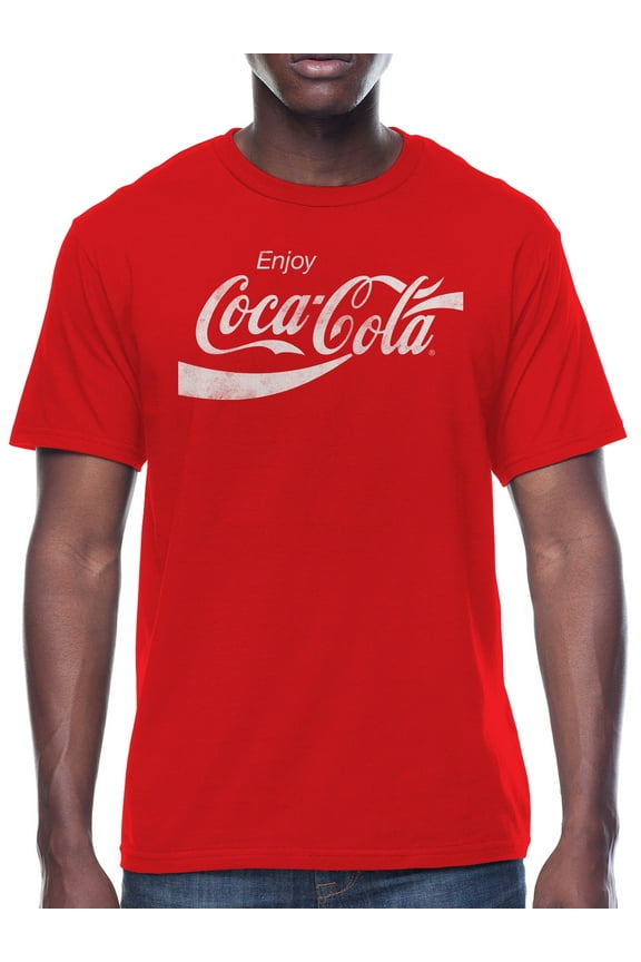 Coca Cola Coke Classic Apparel, Men's Graphic Crew Neck Short Sleeve T-shirt, (Men's & Big Men's)