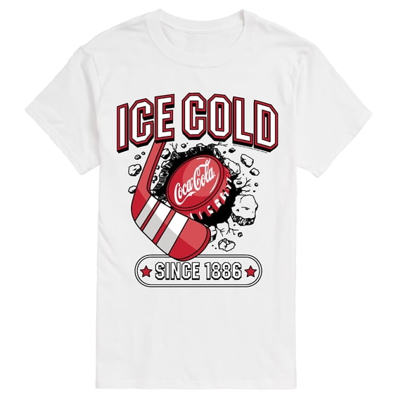 Coca-Cola - Coke Ice Cold Hockey Short Sleeve Graphic T-Shirt