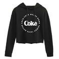 thumbnail image 1 of Coca-Cola - Coke Makes Things Taste Better - Juniors Cropped Pullover Hoodie, 1 of 5