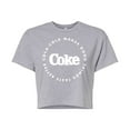 thumbnail image 1 of Coca-Cola - Coke Makes Things Taste Better - Juniors Cropped Pullover Hoodie, 1 of 5