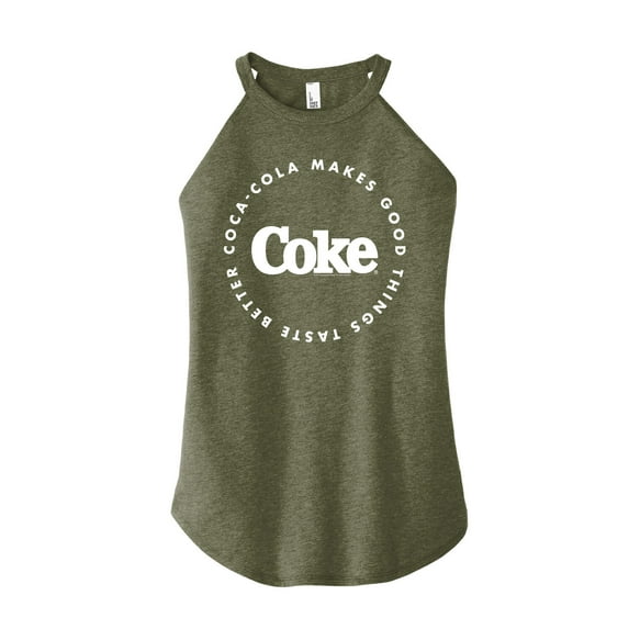 Coca-Cola - Coke Makes Things Taste Better - Juniors High Neck Tank Top