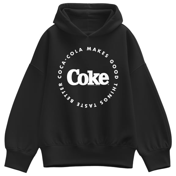 Coca-Cola - Coke Makes Things Taste Better - Ladies Oversized Fleece Hoodie Sweatshirt