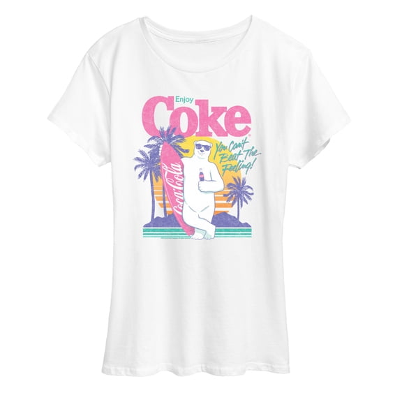 Coca-Cola - Coke Polar Bear Summer - Women's Short Sleeve Graphic T-Shirt
