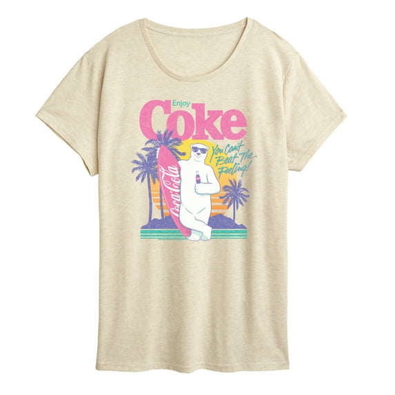 Coca-Cola - Coke Polar Bear Summer - Women's Short Sleeve Graphic T-Shirt