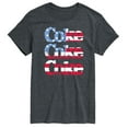 thumbnail image 1 of Coca-Cola - Coke Repeated Distressed American Flag - Men's Short Sleeve T-Shirt, 1 of 5