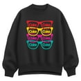 thumbnail image 1 of Coca-Cola - Coke Sunglasses - Ladies Oversized Fleece Crew Sweatshirt, 1 of 3