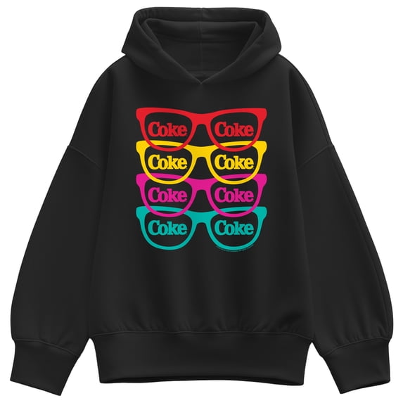 Coca-Cola - Coke Sunglasses Oversized Fleece Hoodie Sweatshirt