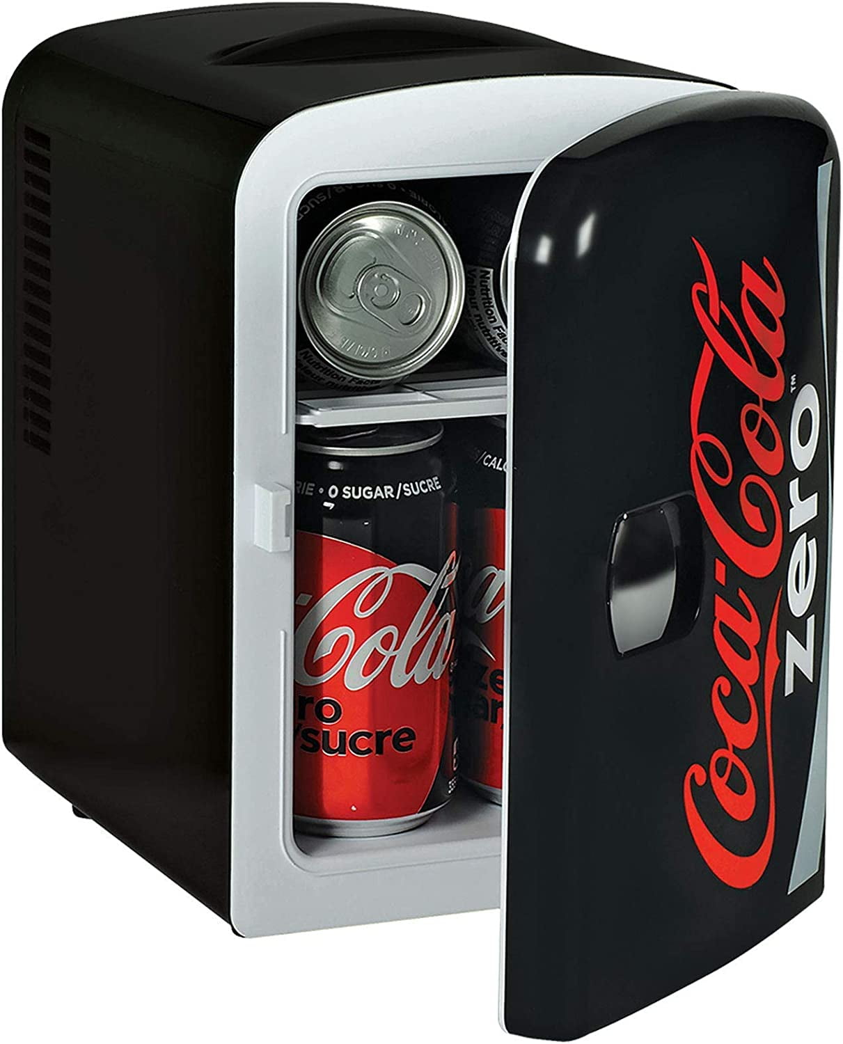 Coca-Cola Coke Zero 4L Portable Cooler/Warmer, Compact Personal