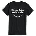 thumbnail image 1 of Coca-Cola - Coke and a Smile Mouth - Men's Short Sleeve T-Shirt, 1 of 5