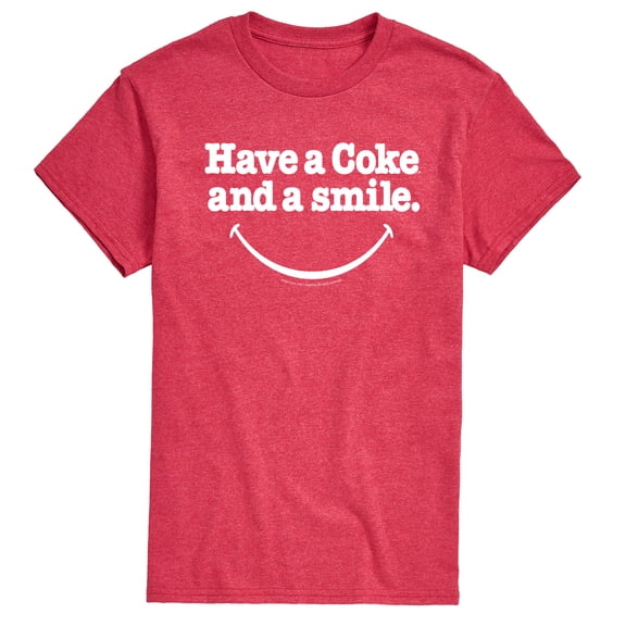 Coca-Cola - Coke and a Smile Mouth - Men's Short Sleeve T-Shirt