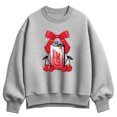 thumbnail image 1 of Coca-Cola - Coquette Cherry Coke - Ladies Oversized Fleece Crew Sweatshirt, 1 of 3