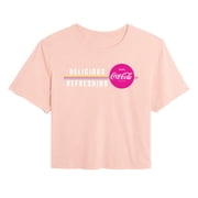 Coca-Cola - Delicious Refreshing - Juniors Cropped Graphic T-Shirt