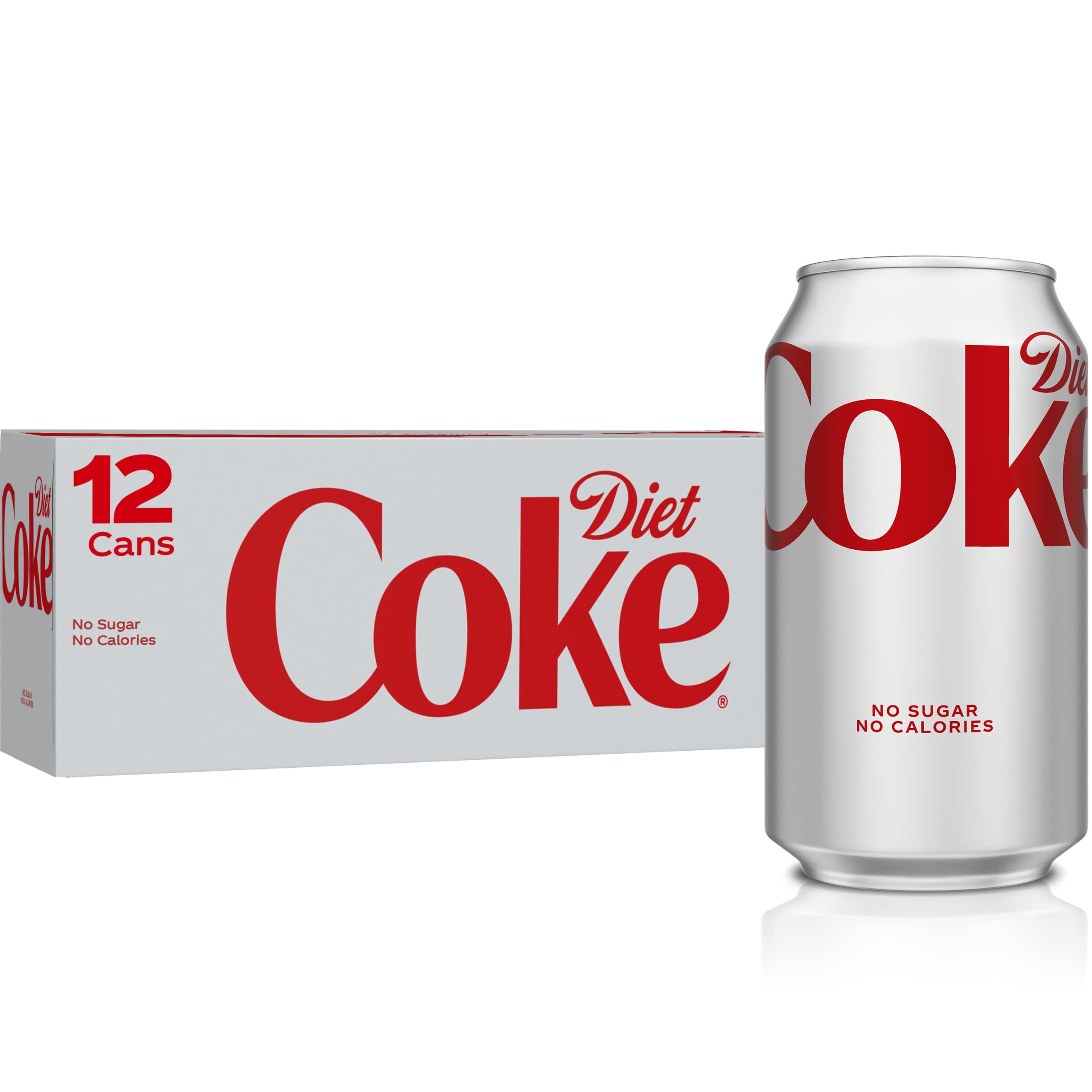 Diet Coke By Coca Cola Caffeine Free 12 Oz Can Pack Of 12 Walmart