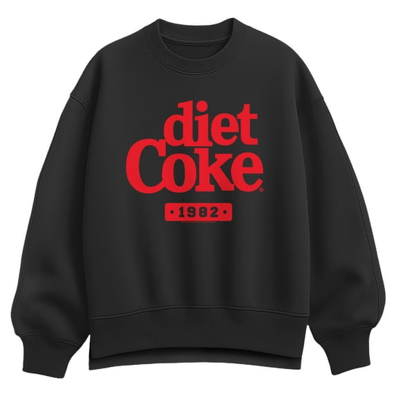 Coca-Cola - Diet Coke 1982 Oversized Fleece Crew Sweatshirt