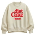 thumbnail image 1 of Coca-Cola - Diet Coke 1982 - Ladies Oversized Fleece Crew Sweatshirt, 1 of 3