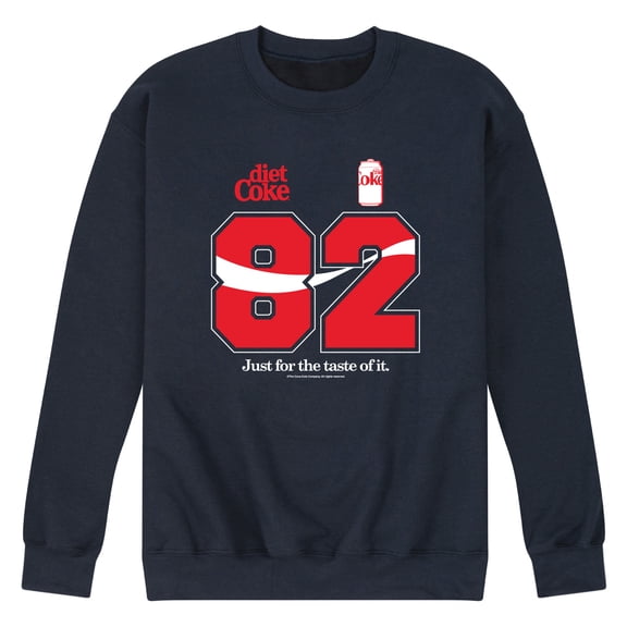 Coca-Cola - Diet Coke 82 Jersey - Men's Long Sleeve Crew Fleece Sweatshirt