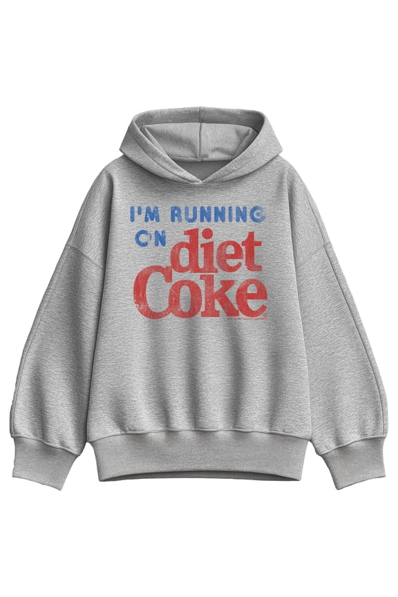 - I'm Running on Diet Coke - Women's Oversized Fleece Hoodie Sweatshirt