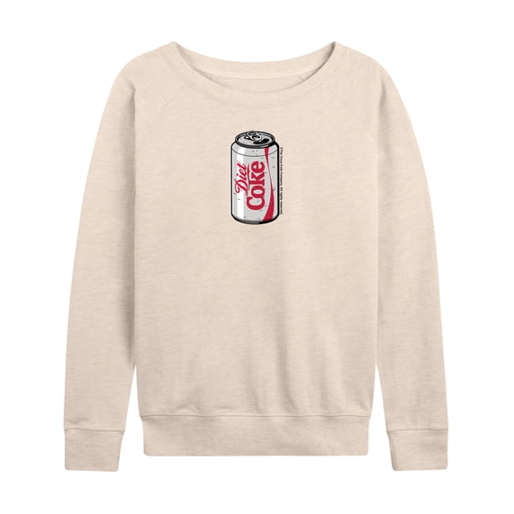 Coca-Cola - Diet Coke Can - Women's French Terry Long Sleeve Pullover