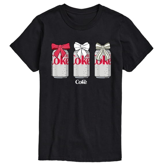 Coca-Cola - Diet Coke Christmas Bows Men's Short Sleeve Graphic T-Shirt