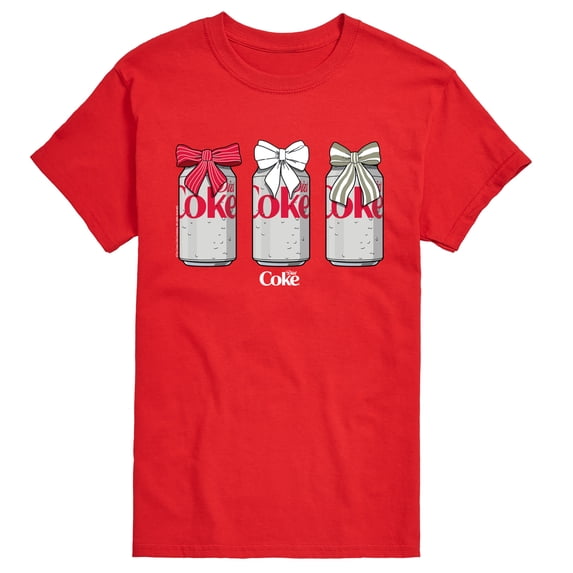 Coca-Cola - Diet Coke Christmas Bows Men's Short Sleeve Graphic T-Shirt