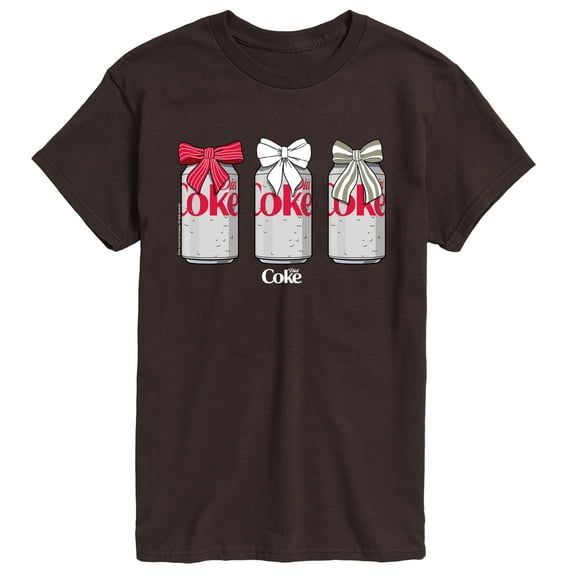 Coca-Cola - Diet Coke Christmas Bows Men's Short Sleeve Graphic T-Shirt