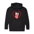 thumbnail image 1 of Coca-Cola - Diet Coke Heart - Men's Fleece Pullover Hoodie, 1 of 5