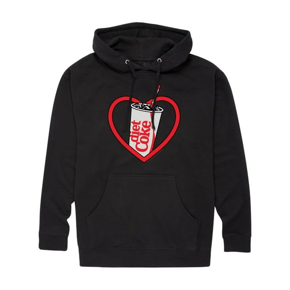 Coca-Cola - Diet Coke Heart - Men's Fleece Pullover Hoodie