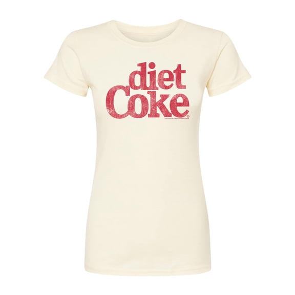 Coca-Cola - Diet Coke Logo - Juniors Fitted Short Sleeve Graphic T-Shirt