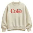 thumbnail image 1 of Coca-Cola - Diet Coke Logo  - Ladies Oversized Fleece Crew Sweatshirt, 1 of 3