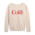 thumbnail image 1 of Coca-Cola - Diet Coke Logo - Women's French Terry Long Sleeve Pullover, 1 of 4