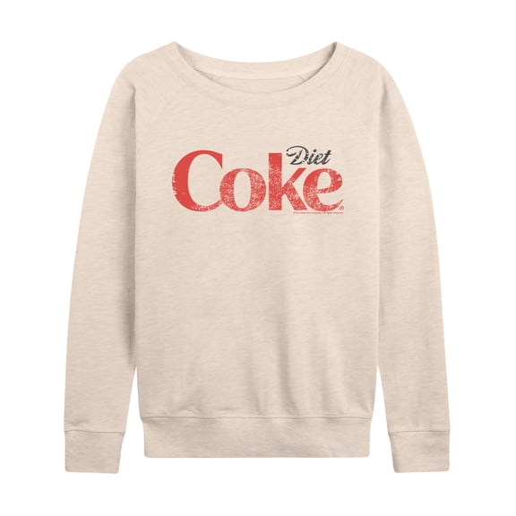 Coca-Cola - Diet Coke Logo - Women's French Terry Long Sleeve Pullover