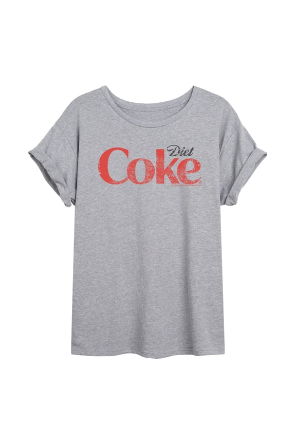 - Diet Coke Logo - Women's Oversized Graphic T-Shirt