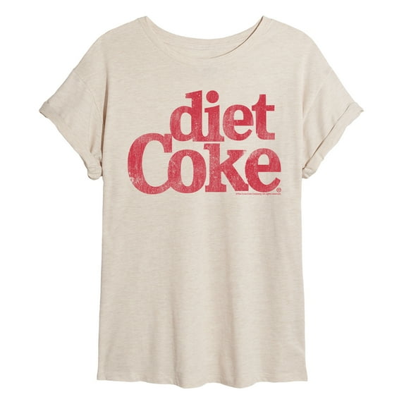 Coca-Cola - Diet Coke Logo - Women's Oversized Graphic T-Shirt