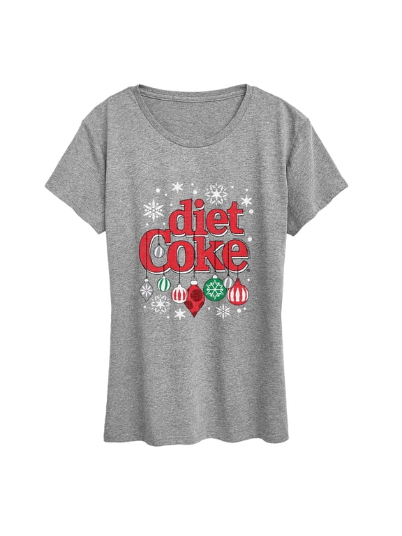 - Diet Coke Ornaments Women's Short Sleeve Graphic T-Shirt
