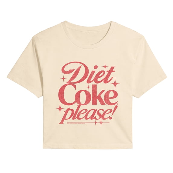 Coca-Cola - Diet Coke Please Women's Cropped Graphic T-Shirt - Walmart.com