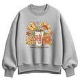 thumbnail image 1 of Coca-Cola - Diet Coke Retro Flowers - Ladies Oversized Fleece Crew Sweatshirt, 1 of 3