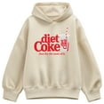 thumbnail image 1 of Coca-Cola - Diet Coke Taste - Ladies Oversized Fleece Hoodie Sweatshirt, 1 of 3