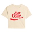 thumbnail image 1 of Coca-Cola - Diet Logo Costume - Juniors Cropped Graphic T-Shirt, 1 of 3