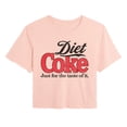 thumbnail image 1 of Coca-Cola - Diet Retro Logo - Juniors Cropped Graphic T-Shirt, 1 of 3