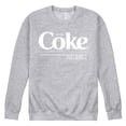 thumbnail image 1 of Coca-Cola - Drink Coke Enjoy - Men's Crew Neck Fleece Pullover, 1 of 5